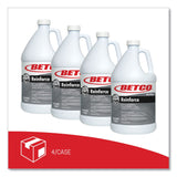 Betco® Reinforce Floor Cleaner and Protectant, Lemon Scent, 1 gal Bottle, 4/Carton (BET16830400) Case of 4