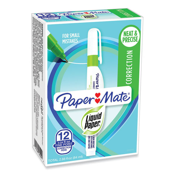 Paper Mate® Liquid Paper® Correction Pen, 6.8 ml, White (PAP5620115)