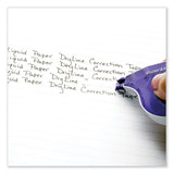 Paper Mate® Liquid Paper® DryLine Correction Tape, Non-Refillable, Green/Purple Applicators, 0.17" x 472", 2/Pack (PAP6137206) Pack of 2