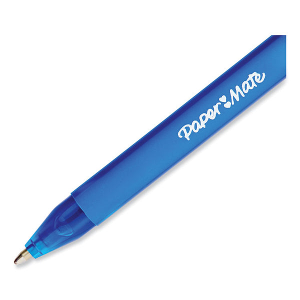 Paper Mate® ComfortMate Ultra Ballpoint Pen, Retractable, Medium 1 mm, Blue Ink, Blue Barrel, Dozen (PAP6310187)