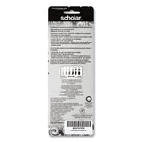 Prismacolor® Scholar Graphite Pencil Set, 2 mm, Assorted Lead Hardness Ratings, Black Lead, Dark Green Barrel, 4/Set (SAN2502) Pack of 4