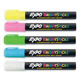 EXPO® Bright Sticks, Medium Bullet Tip, Assorted Colors, 5/Set (SAN14075) Set of 5