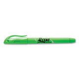 Sharpie® Pocket Style Highlighters, Fluorescent Green Ink, Chisel Tip, Green Barrel, Dozen (SAN27026) Dozen