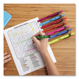Sharpie® Retractable Highlighters with Storage Pouch, Assorted Ink Colors, Chisel Tip, Assorted Barrel Colors, 8/Set (SAN28101) Set of 8