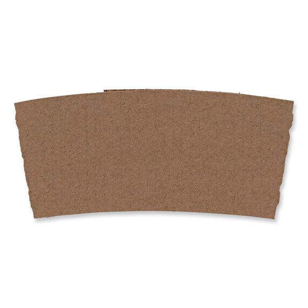 Boardwalk® Cup Sleeves, Fits 10 oz to 20 oz Hot Cups, Kraft, 1,200/Carton (BWK1020SLEEVE)