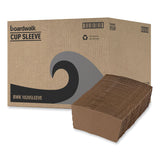 Boardwalk® Cup Sleeves, Fits 10 oz to 20 oz Hot Cups, Kraft, 1,200/Carton (BWK1020SLEEVE)