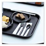 Boardwalk® Heavyweight Wrapped Polystyrene Cutlery, Fork, Black, 1,000/Carton (BWKFORKHWPSBIW) Case of 1000