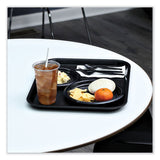 Boardwalk® Heavyweight Wrapped Polystyrene Cutlery, Fork, Black, 1,000/Carton (BWKFORKHWPSBIW) Case of 1000