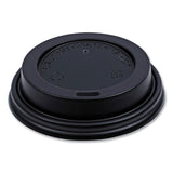 Boardwalk® Hot Cup Lids, Fits 8 oz Hot Cups, Black, 1,000/Carton (BWKHOTBL8) Case of 1000