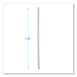 Boardwalk® Jumbo Straws, 7.75", Plastic, Translucent, Unwrapped, 250/Pack, 50 Packs/Carton (BWKJSTU775T50)