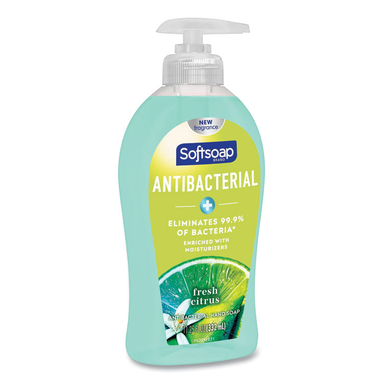 Softsoap® Antibacterial Hand Soap, Fresh Citrus, 11.25 oz Pump Bottle (CPC44572EA)