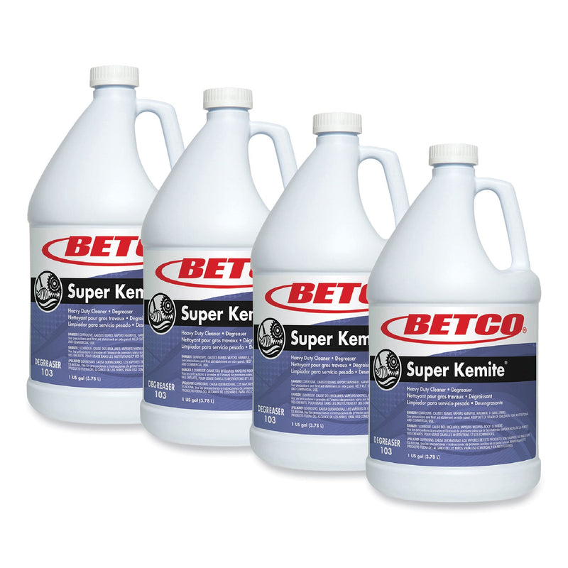 Betco® Super Kemite Butyl Degreaser, Cherry Scent, 1 gal Bottle, 4/Carton (BET1030400) Case of 4