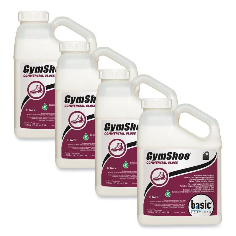 Betco® GymShoe Gloss Sport Finish, Mild Scent, 1 gal Bottle, 4/Carton (BETB16774312) Case of 4