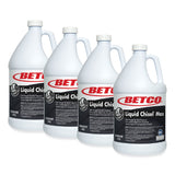 Betco® Liquid Chisel Max Non-Butyl Degreaser, Characteristic Scent, 1 gal Bottle, 4/Carton (BET1450400) Case of 4