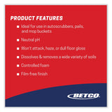 Betco® pH7 Floor Cleaner, Lemon Scent, 5 gal Bag-in-Box, 4/Carton (BET138B500) Each