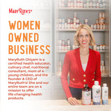 Mary Ruth's® Liquid Morning Multivitamin + Hair Growth Multivitamin Supplement Vitamin A / C / D / E 1,010 mcg - 90 mg - 20 mcg - 18 mg Strength Liquid 30 oz. Peach Mango Flavor (1271759_EA) 1/EA