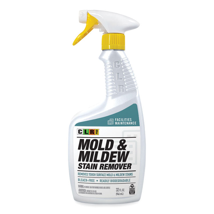 CLR PRO® Mold and Mildew Stain Remover, 32 oz Spray Bottle, 6/Carton (JELMMSR32PRO) Case of 6