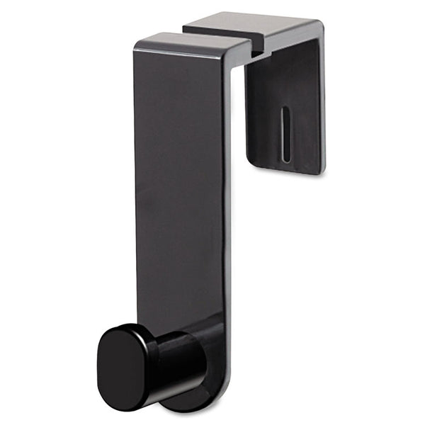 Safco® Plastic Coat Hook, 1-Hook, 1.75 x 5.25 x 4, Black (SAF4224BL) Each