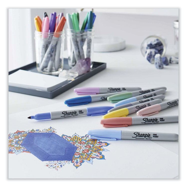 Sharpie® Mystic Gems Markers, Fine Bullet Tip, Assorted, 24/Pack (SAN2136727) Pack of 24