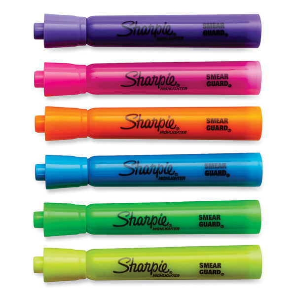 Sharpie® Tank Style Highlighters, Assorted Ink Colors, Chisel Tip, Assorted Barrel Colors, 36/Pack (SAN2133496) Pack of 36