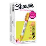 Sharpie® Permanent Paint Marker, Medium Bullet Tip, Yellow, Dozen (SAN2107619) 1 Dozen