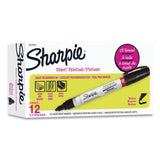 Sharpie® Permanent Paint Marker, Medium Bullet Tip, Black, Dozen (SAN2107615)