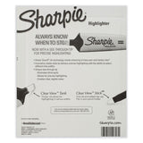 Sharpie Clearview Pen-Style Highlighter, Chisel Tip, Assorted Colors, 8/Pack (SAN1966798) Set of 8