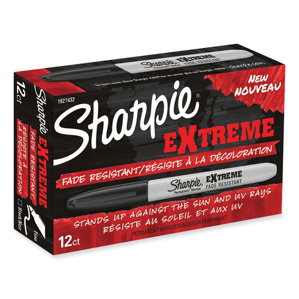 Sharpie® Extreme Marker, Fine Bullet Tip, Black, Dozen (SAN1927432)
