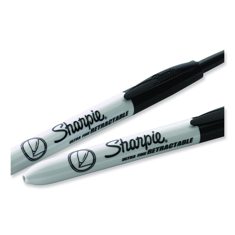 Sharpie® Retractable Permanent Marker Value Pack, Fine Bullet Tip, Black, 36/Pack (SAN1926876) Pack of 36