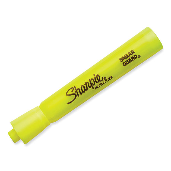 Sharpie® Tank Style Highlighter Value Pack, Fluorescent Yellow Ink, Chisel Tip, Yellow Barrel, 36/Box (SAN1920938) Box of 36