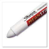 Sharpie® Mean Streak Marking Stick, Broad Bullet Tip, White (SAN85018)