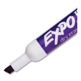 Expo® Low-Odor Dry-Erase Marker, Broad Chisel Tip, Purple (SAN80008A) 1 Dozen