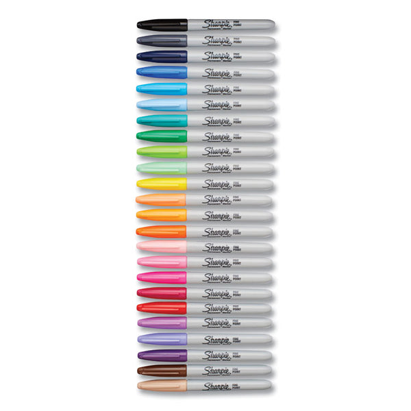 Sharpie® Fine Tip Permanent Marker, Fine Bullet Tip, Assorted Colors, 24/Set (SAN75846)