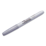 Sharpie® Metallic Fine Point Permanent Markers, Fine Bullet Tip, Metallic Silver, Dozen (SAN39100) 1 Dozen