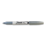 Sharpie® Metallic Fine Point Permanent Markers, Fine Bullet Tip, Metallic Silver, Dozen (SAN39100) 1 Dozen