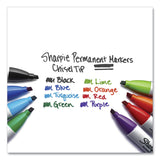 Sharpie® Chisel Tip Permanent Marker, Medium Chisel Tip, Black, Dozen (SAN38201)