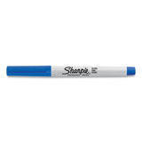 Sharpie® Ultra Fine Tip Permanent Marker, Ultra-Fine Needle Tip, Blue, Dozen (SAN37003) 1 Dozen