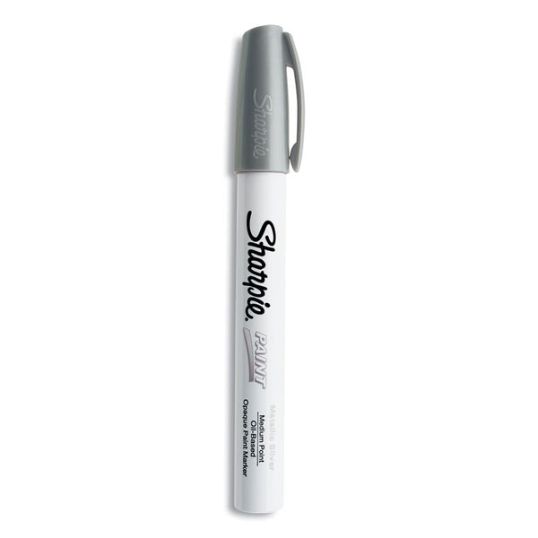 Sharpie® Permanent Paint Marker, Medium Bullet Tip, Silver (SAN35560)