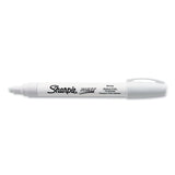 Sharpie® Permanent Paint Marker, Medium Bullet Tip, White (SAN35558) Each