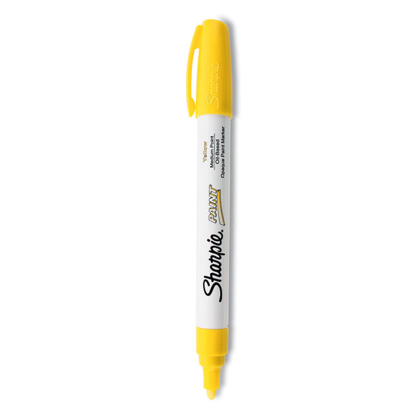 Sharpie® Permanent Paint Marker, Medium Bullet Tip, Yellow (SAN35554) Each
