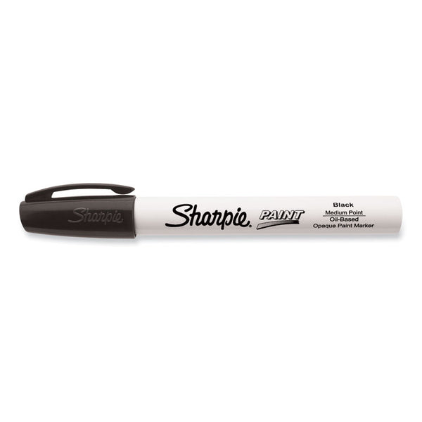 Sharpie® Permanent Paint Marker, Medium Bullet Tip, Black (SAN35549) Each