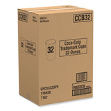 SOLO® Double Sided Poly Paper Cold Cups, 28 oz to 32 oz, Coca-Cola Design, 40/Pack, 12 Packs/Carton (SCCRN32CB) Case of 12