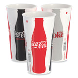 SOLO® Double Sided Poly Paper Cold Cups, 28 oz to 32 oz, Coca-Cola Design, 40/Pack, 12 Packs/Carton (SCCRN32CB) Case of 12