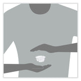 Dart Plastic Cup Insert, 3.5 oz, 3.6" Diameter x 1.3"h, Clear, 1,000/Carton (DCCPF35C2) Case of 1000