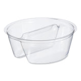 Dart Plastic Cup Insert, 3.5 oz, 3.6" Diameter x 1.3"h, Clear, 1,000/Carton (DCCPF35C2) Case of 1000