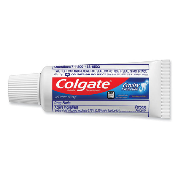 Colgate® Toothpaste, Personal Size, 0.85 oz Tube, Unboxed, 240/Carton (CPC09782)