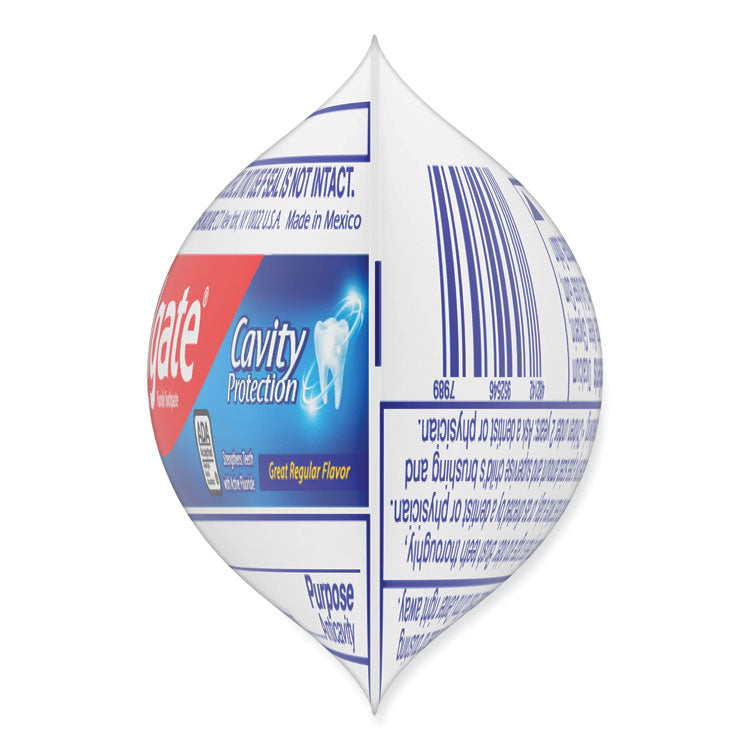 Colgate® Toothpaste, Personal Size, 0.85 oz Tube, Unboxed, 240/Carton (CPC09782) Case of 240