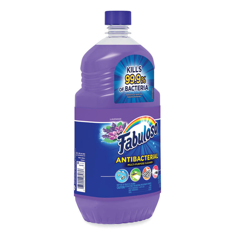 Fabuloso® Antibacterial Multi-Purpose Cleaner, Lavender Scent, 48 oz Bottle, 6/Carton (CPC98573) Case of 6