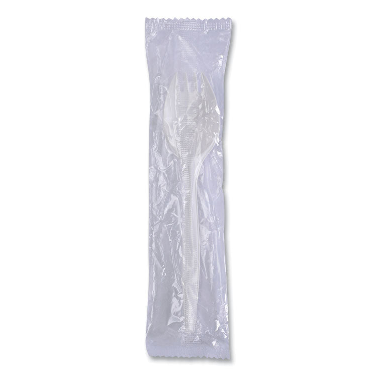 Mediumweight Wrapped Polypropylene Cutlery, Spork, White, 1,000/Carton (BWKSPRKMWPPWIW) Case of 1000
