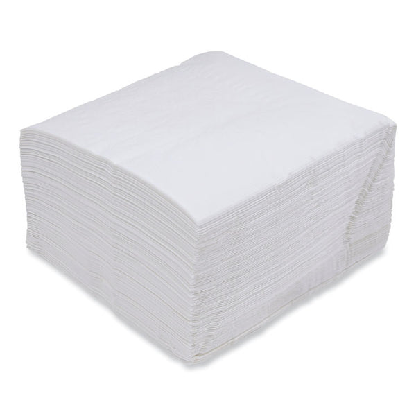 Boardwalk® Dinner Napkin, 1-Ply, 17 x 17, White, 250/Pack, 12 Packs/Carton (BWK8307W)